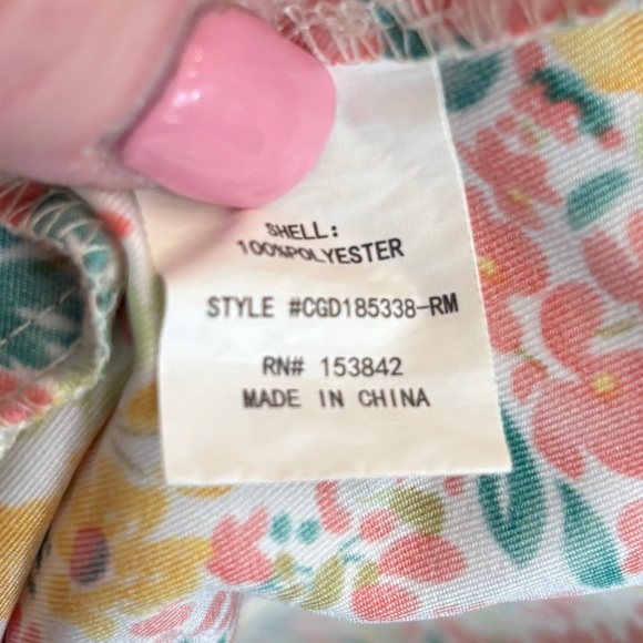 MELLODAY Vibrant Floral Midi Dress Ruffled Women’s Small Style #GCD185338-RM - Picture 5 of 5